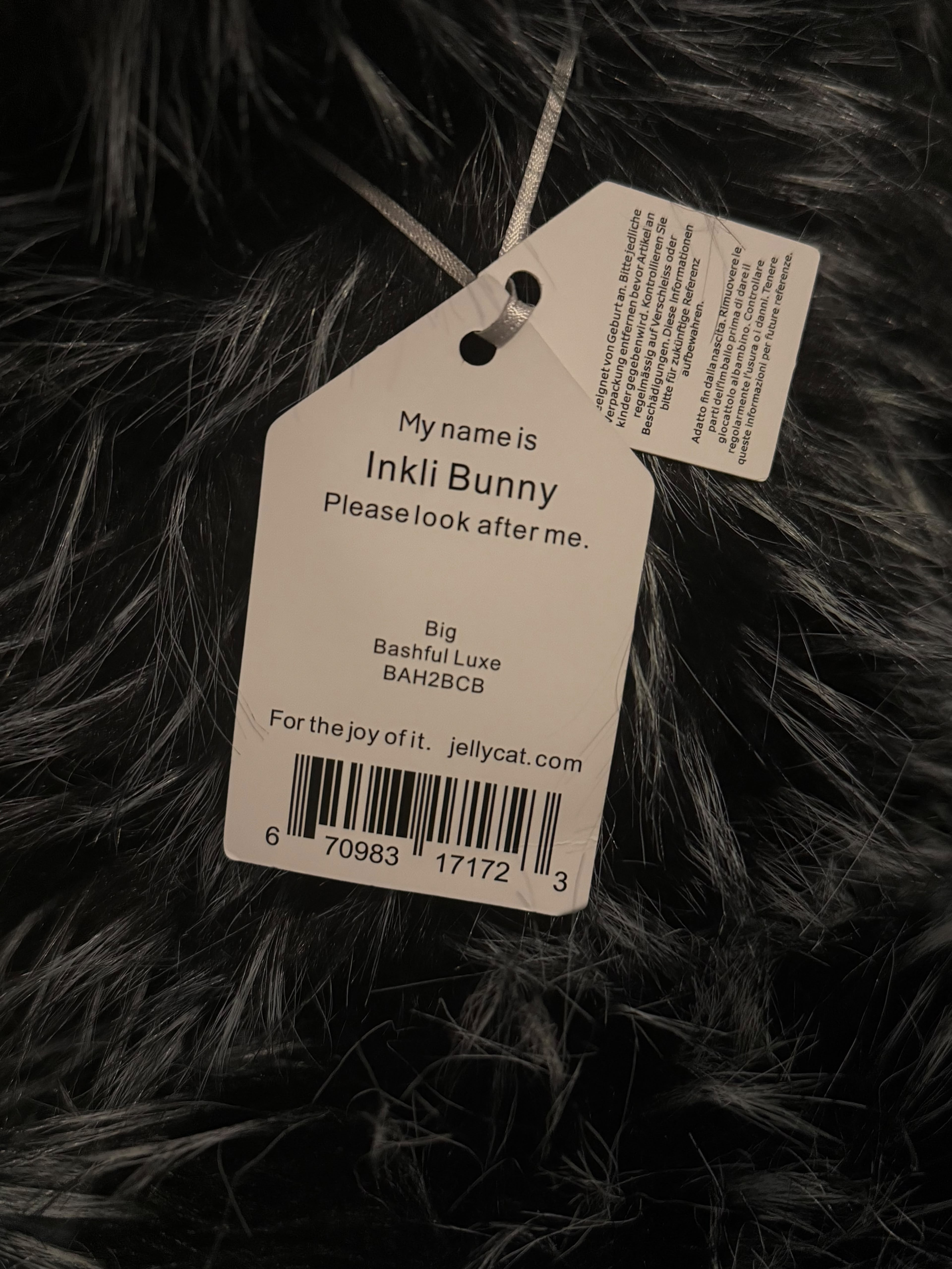 Rare Selfridges Exclusive Inklli x Springlowe Jellycat Bunny Limited Edition – BNWT